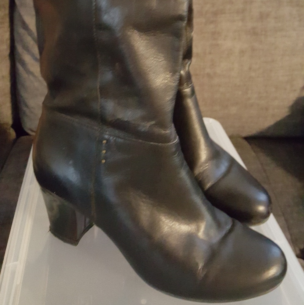 J. JILL Black heel boots
